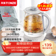 天際（TONZE）養生壺家用1.8L 多功能花茶壺辦公室小型高硼硅玻璃熱水壺 高硼硅玻璃丨智能預約丨 1.8L 大容量