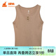 銅牛精梳羅紋棉裝飾扣女背心 春夏新款女士打底背心VB084 燕麥棕 XL (175/100)