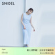 SNIDEL春夏簡(jiǎn)約百搭圓領(lǐng)無(wú)袖純色長(cháng)款連衣裙SWCO252164 淺藍 均碼 (F)