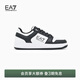 EMPORIO ARMANI/阿瑪尼官方旗艦EA7/男女情侶輕戶(hù)外綁帶休閑運動(dòng)滑板板鞋春夏 MC001-黑色/白色 41.5 ( IT 8 | 41 1/3)
