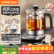 蘇泊爾（SUPOR）1.5L 純鈦養生壺 煮茶壺燒水壺 恒溫煮茶器 玻璃面板 電熱水壺保溫花茶壺 帶濾網(wǎng)0膠水SW-15YJ32A