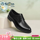 金利來(lái)（Goldlion）男鞋商務(wù)春季正裝鞋系帶男士皮鞋男鞋德比鞋西裝鞋婚鞋 黑色款1/升級輕底（偏大一碼） 40