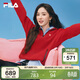 FILA 楊冪同款斐樂(lè )官方馬上起飛衛衣2026春紅色女子套頭F愛(ài)心針織上衣