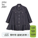 jnby by JNBY江南布衣童裝秋牛仔長(cháng)袖連衣裙耐寬松洗耐穿女童兒童1N8G12000 991牛仔藏青 100 cm