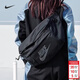 耐克（NIKE） 斜挎包男包女包 2026新款運動(dòng)包戶(hù)外旅行包時(shí)尚腰包黑色單肩包 熱推/黑色/約52*12*21cm/曬圖退5  MISC