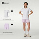 Keep運動(dòng)套裝女士夏季短袖短褲跑步速干T恤瑜伽健身羽毛球訓練服薄款