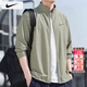 耐克（NIKE）外套男春秋2026新款運動(dòng)服梭織立領(lǐng)防風(fēng)衣跑步速干衣透氣男士夾克 Dri-Fit快干科技/新到貨/曬圖退10 L 【175】體重130~150斤左右