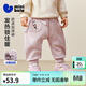 迷你巴拉男童女童寶寶褲子冬新品遠紅外發(fā)熱鎖 夢(mèng)幻粉60346 90 cm