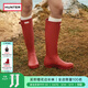 HUNTER雨靴戶(hù)外露營(yíng)女鞋惠靈頓經(jīng)典英倫防水防滑騎士靴女長(cháng)筒女靴高筒靴 啞光軍紅色/MLR 39