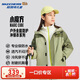 Skechers斯凱奇沖鋒衣男女童裝新款三合一防水搖粒絨休閑外套套裝P424K080