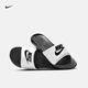 耐克男子緩震拖鞋夏季室內一字拖休閑NIKE VICTORI ONE CN9675 005黑/黑/白色 46