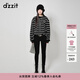 DZZIT地素牛仔打底褲秋冬丹寧設計感小眾小腳褲女 黑色 XS