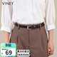 viney牛皮皮帶女士細腰帶時(shí)尚學(xué)生裝飾女褲帶復古鏤空百搭裙帶生日禮物