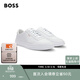 雨果博斯BOSS男士金色徽標裝飾運動(dòng)鞋 100-白色 40