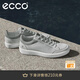 愛(ài)步（ECCO）休閑鞋 2026年春季新款真皮舒適休閑板鞋男鞋 柔酷60周年525474 水泥灰/鐵灰色52547460762（牛皮革） 42