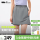 蕉下防潑水速干工裝裙褲女春夏涼感輕薄戶(hù)外百搭短款女士DR898 深花灰 S 155/64A