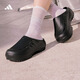adidas 波波涼鞋 OZWAVE CLOG穩定緩震回彈厚底老爹拖鞋阿迪達斯 黑色 (推薦選大一碼)   44.5