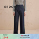ERDOS 棉麻混紡休閑精致時(shí)尚復古拼接闊腿褲女牛仔褲 經(jīng)典藍 S 160/64A