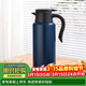 樂(lè )扣樂(lè )扣（LOCK&LOCK）大容量不銹鋼內膽316L保溫瓶家用暖壺按壓熱水壺開(kāi)水瓶2L深藍色