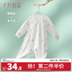 十月結晶嬰兒衣服初生寶寶連體衣新生兒哈衣和尚服 奇幻森林款-兔兔白 A類(lèi)品質(zhì) 四季 59cm 【0-3個(gè)月】