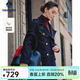 Navigare意大利小帆船中長(cháng)款牛仔風(fēng)衣女2025秋季新款通勤休閑外套百搭上衣 海軍藍 XL