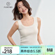 帕什【新款】羊絨背心女100%山羊絨修身百搭內搭針織衫吊帶PS-131 本白 M （90-110斤胸圍大選大一碼）