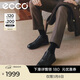 愛(ài)步（ECCO）正裝鞋 增高牛皮休閑皮鞋男 雅仕男鞋系列207124 黑色43