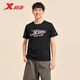 特步（XTEP）短袖棉T男女夏季運動(dòng)吸濕排汗時(shí)尚針織衫百搭印花
