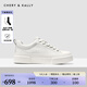 CHERY KALLY輕奢真皮小白鞋女2026新款白色百搭厚底女士休閑板鞋 CHERY&KALLY 米白色 37