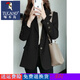 啄木鳥(niǎo)（TUCANO）春秋外套女西裝收腰小西裝輕奢學(xué)院風(fēng)名媛寬松顯瘦韓版小個(gè)子 YYN011黑色 M 建議100-115