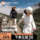 MOLY VIVI小蠻腰軟殼衣外套女收腰夾克春秋新款防風(fēng)防水戶(hù)外登山服魔力薇薇