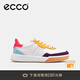 愛(ài)步（ECCO）休閑鞋女 時(shí)尚百搭平底鞋簡(jiǎn)約球鞋板鞋休閑運動(dòng)鞋 街頭272813 彩色/芒果黃27281360814 38