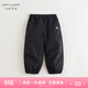 MARC&JANIE馬克珍妮男女童城市戶(hù)外軟殼工裝褲兒童加絨褲子春裝241138