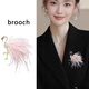 芯奢粉色火烈鳥(niǎo)胸針女2026新款高端精致時(shí)尚胸花小眾設計西裝大衣配飾 粉色火烈鳥(niǎo)胸針