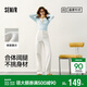 森馬（Semir）森柔牛仔丨牛仔褲女潮流顯瘦褲子25春秋季寬松闊腿褲109925124001