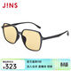 睛姿（JINS）防藍光眼鏡男女護目鏡56%防藍光輻射輕量大方框FPC22S253 97B亞光黑色（包裝全新升級）