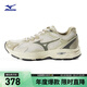 美津濃（MIZUNO）男女跑步運動(dòng)鞋緩震透氣網(wǎng)面拼接反光標識都市跑鞋 RACER S