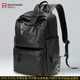 羅梅達爾（Rommedal）商務(wù)雙肩包男大容量男士背包16寸頭層牛皮男士雙肩包電腦包旅行包 黑色【高43*寬30*厚15cm】當日/次日達