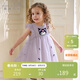 戴維貝拉庫洛米聯(lián)名女童夏連衣裙寶寶童裝網(wǎng)紗裙子兒童洋氣公主裙