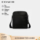 蔻馳（COACH）【品牌直供】男士HOUSTON小號單肩斜挎包飛行包黑色 4011