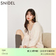 SNIDEL秋冬蝴蝶結鉆扣V領(lǐng)針織毛衣開(kāi)衫外套SWNT245237 象牙白 均碼 （F）
