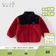 戴維貝拉（DAVE＆BELLA）針織男童外套雙面絨兒童上衣休閑女寶寶衣服冬裝新年小童外衣童裝 紅色【現貨】 120 cm（建議身高110-120cm）