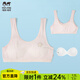 瑁恩·瑁愛(ài)（Mn·Mo）少女文胸兒童發(fā)育期二段內衣女童莫代爾小背心學(xué)生抹胸防凸點(diǎn) 瑁恩女孩(果凍粉） 莫代爾 160 （80A 建議體重80-100斤）