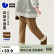 迷你巴拉（minibala）【內里加絨】女童寶寶打底褲冬季親膚保暖仿牛仔褲子