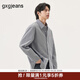 gxgjeans男裝 藏青條紋繡花寬松長(cháng)袖襯衫 25年秋新品 藏青條紋# M (170)