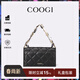 COOGI包包女款輕奢品牌女士單肩包女斜挎包女情人節生日禮物送女友老婆 黑色