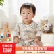 嬰兒純棉長(cháng)袖連體衣男女寶寶卡通長(cháng)袖爬爬服新生兒衣服純棉a類(lèi)S 連體小鹿S-4 80cm