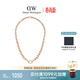 丹尼爾惠靈頓（DanielWellington）dw項鏈女星河玫瑰金閃耀鋯石鎖骨鏈送女友生日禮物DW571