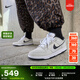 耐克女子輕便皮面運動(dòng)鞋冬季平底膠底板鞋NIKE DUNK LOW HV1800 101白/塵光子色/白/金屬銀/煤黑 39