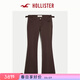 HOLLISTER美式經(jīng)典Y2K修身低腰微喇休閑褲25秋冬女裝356-5084 咖啡棕 25 150/64A 0短版